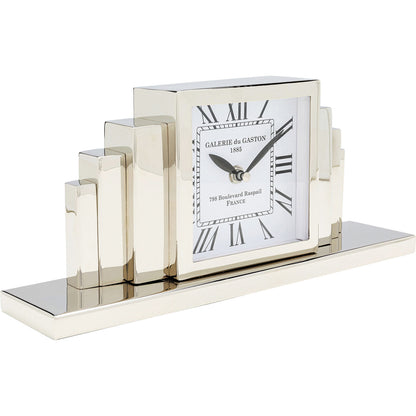 Nickel-Plated Clock