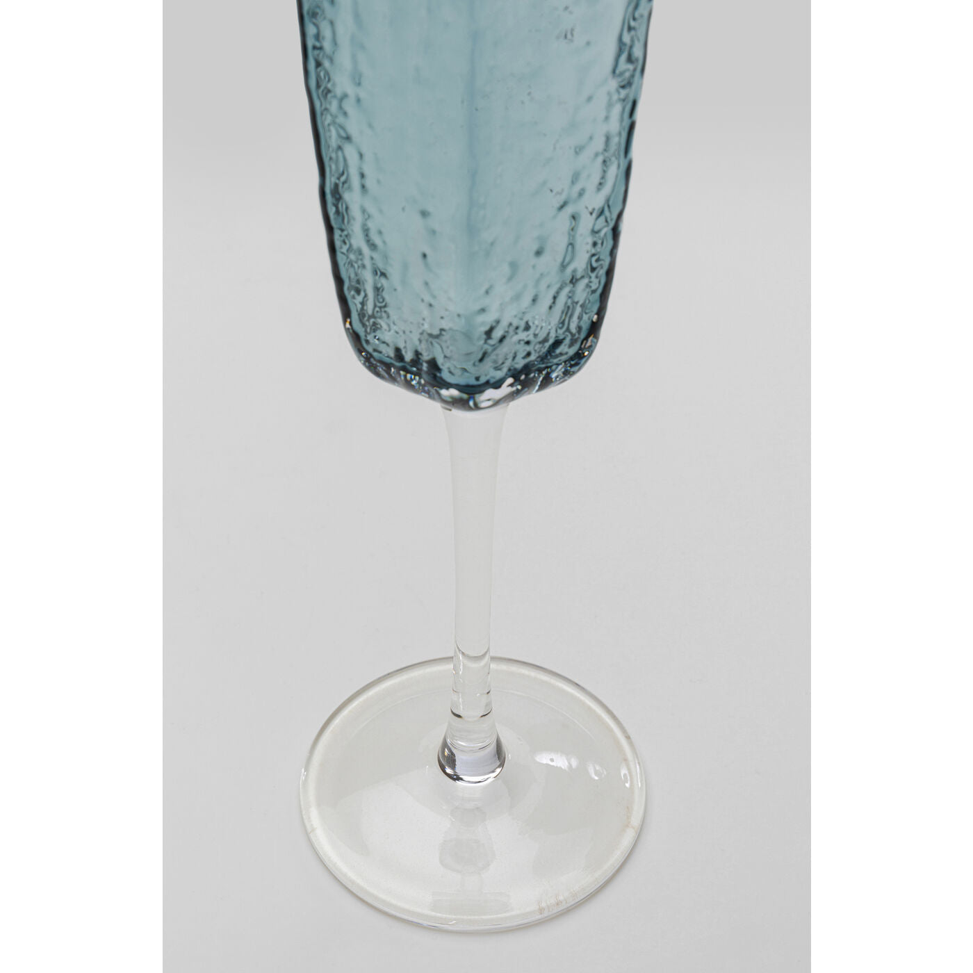 Champagne Glass Cascata Blue