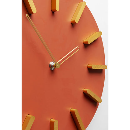 Wall Clock Central Park Red Ø30cm