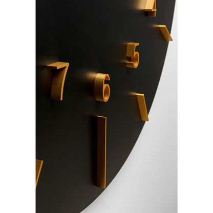 Wall Clock Levi Black Ø70cm