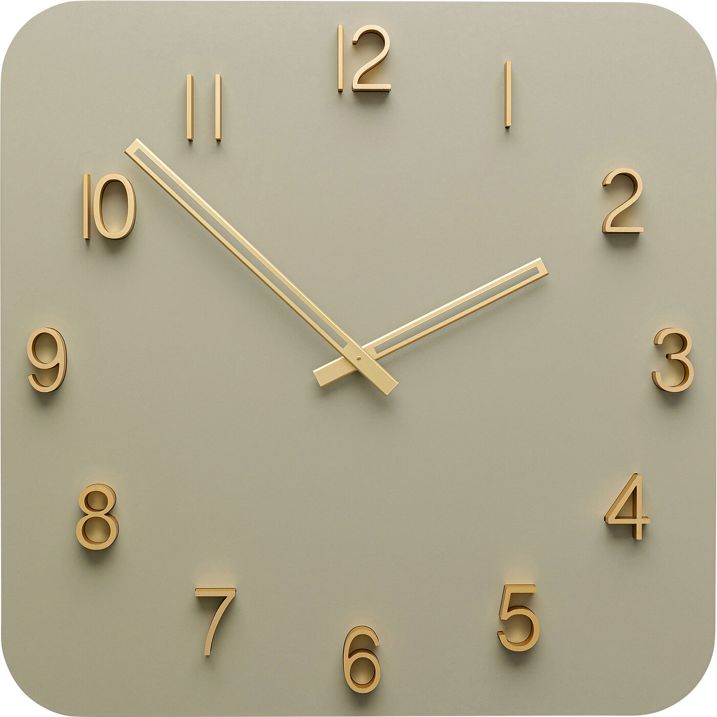 Wall Clock Hudson Bay Green 40x40cm