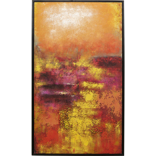 Canvas Picture Jardin Red 125x215cm