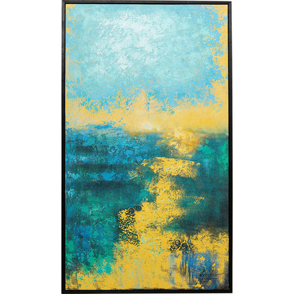 Canvas Picture Jardin Blue 125x215cm