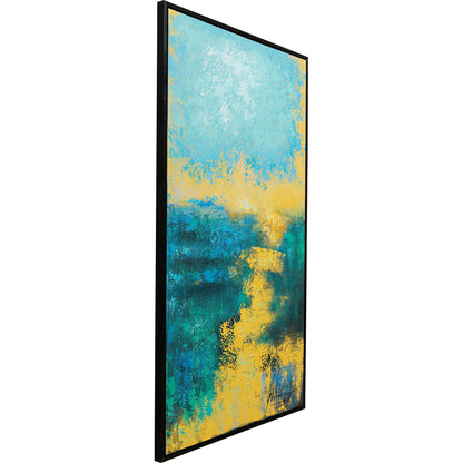 Canvas Picture Jardin Blue 125x215cm