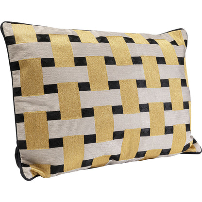 Cushion Treccia Yellow 60x40cm