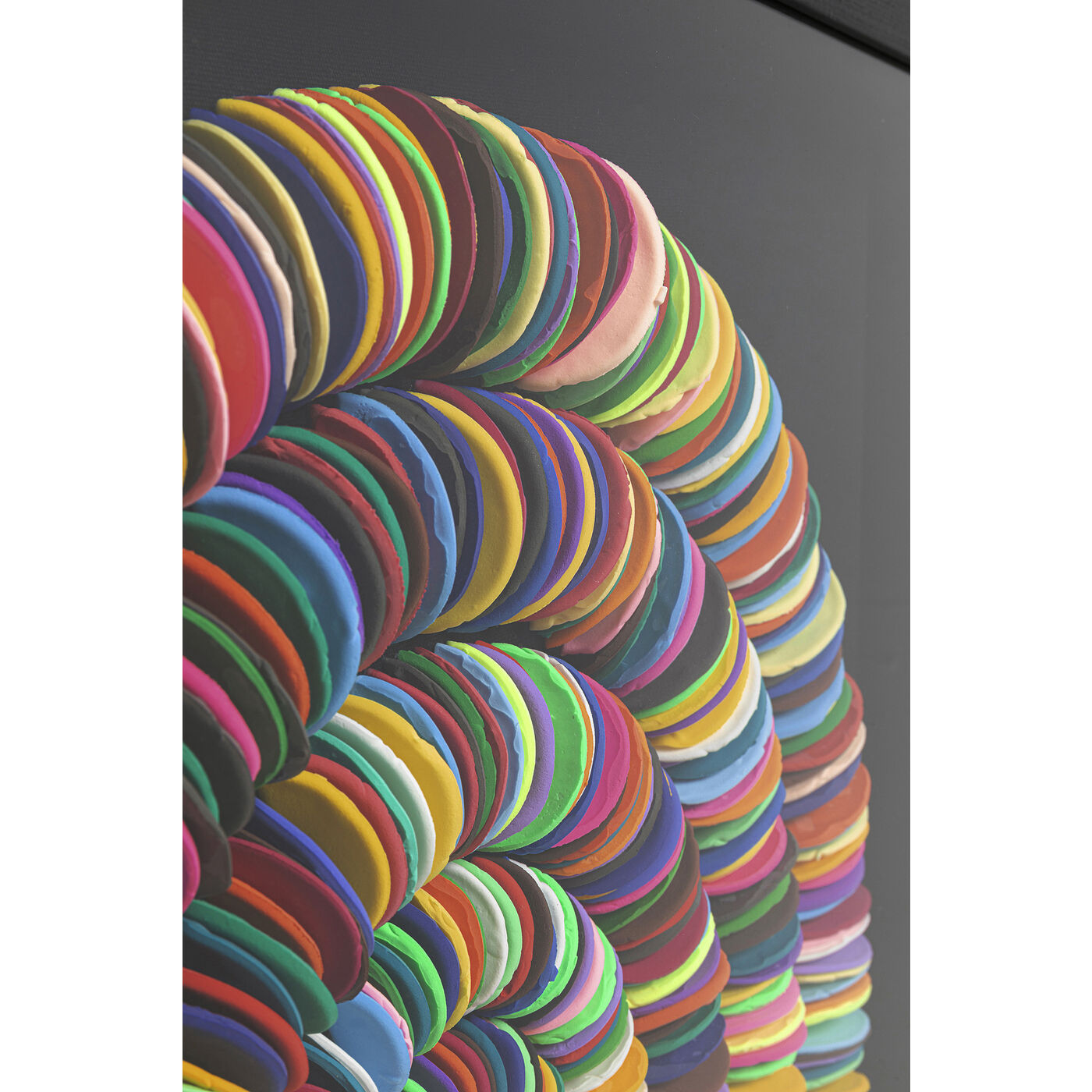 Object Picture Pasta Colore Circles 80x80cm