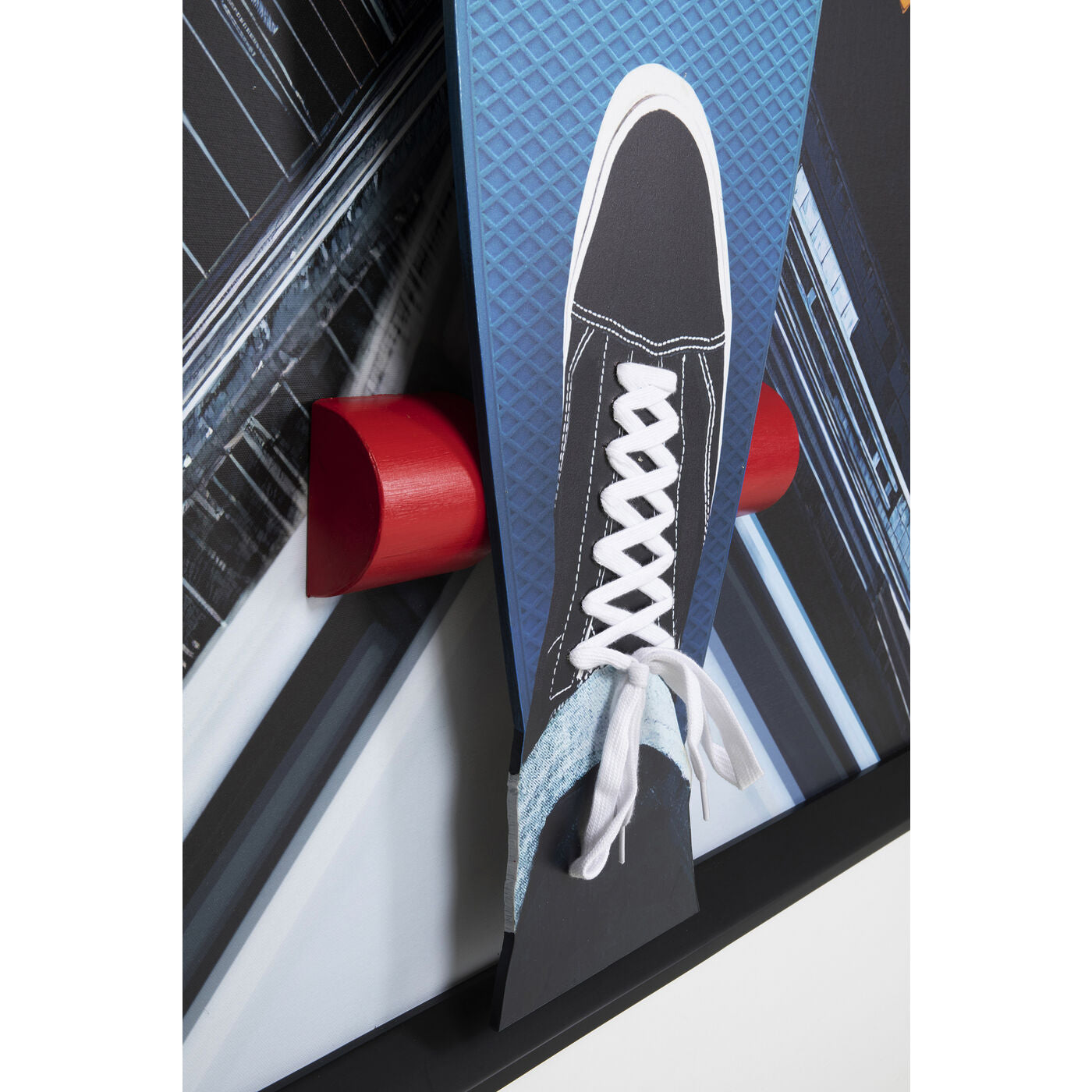 Framed Picture Skyline Skater 149x149cm