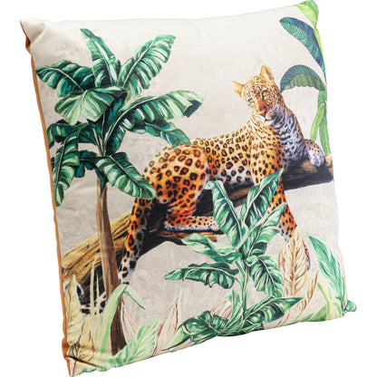 Cushion Jungle Leopard 43x43cm