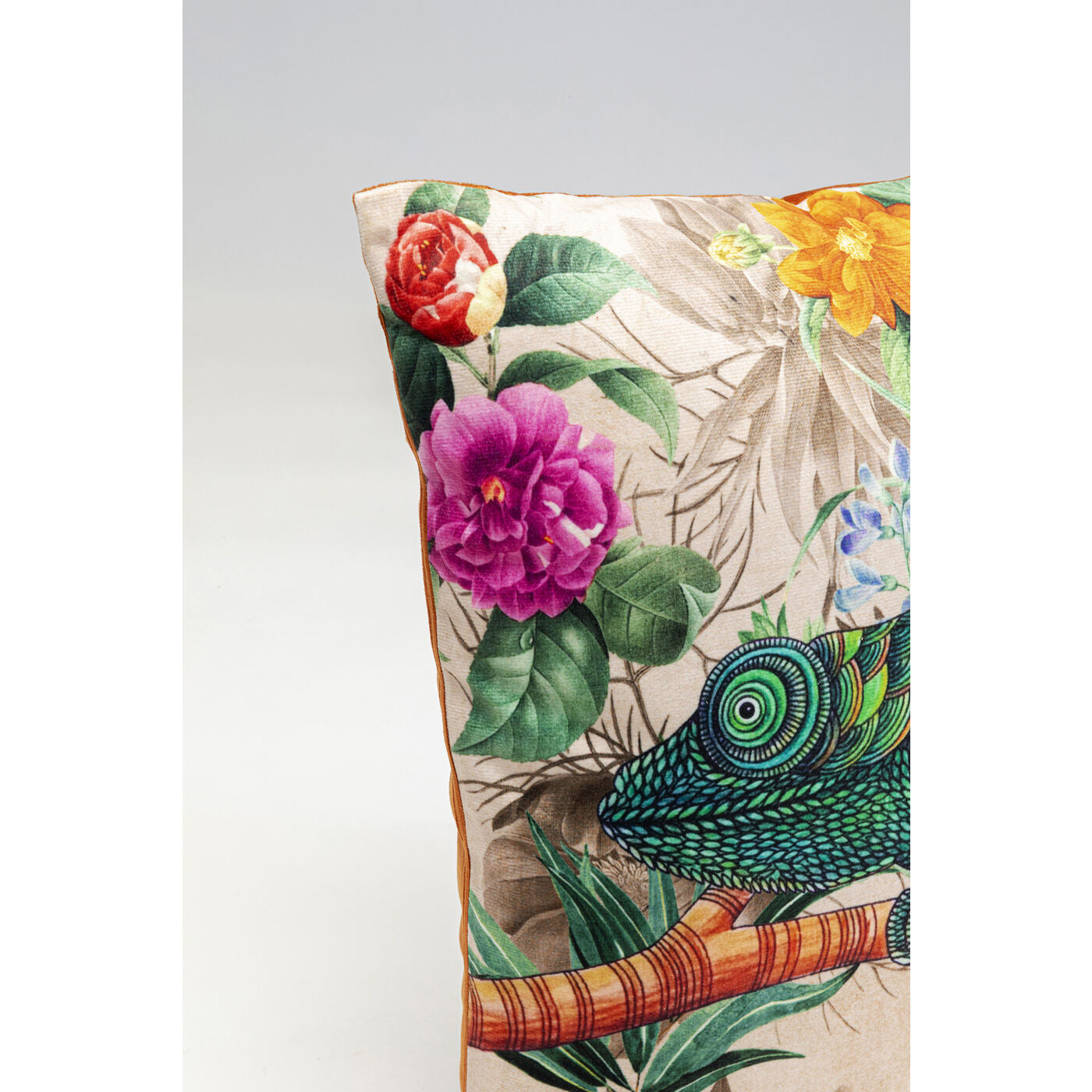 Cushion Jungle Chameleon 43x43cm