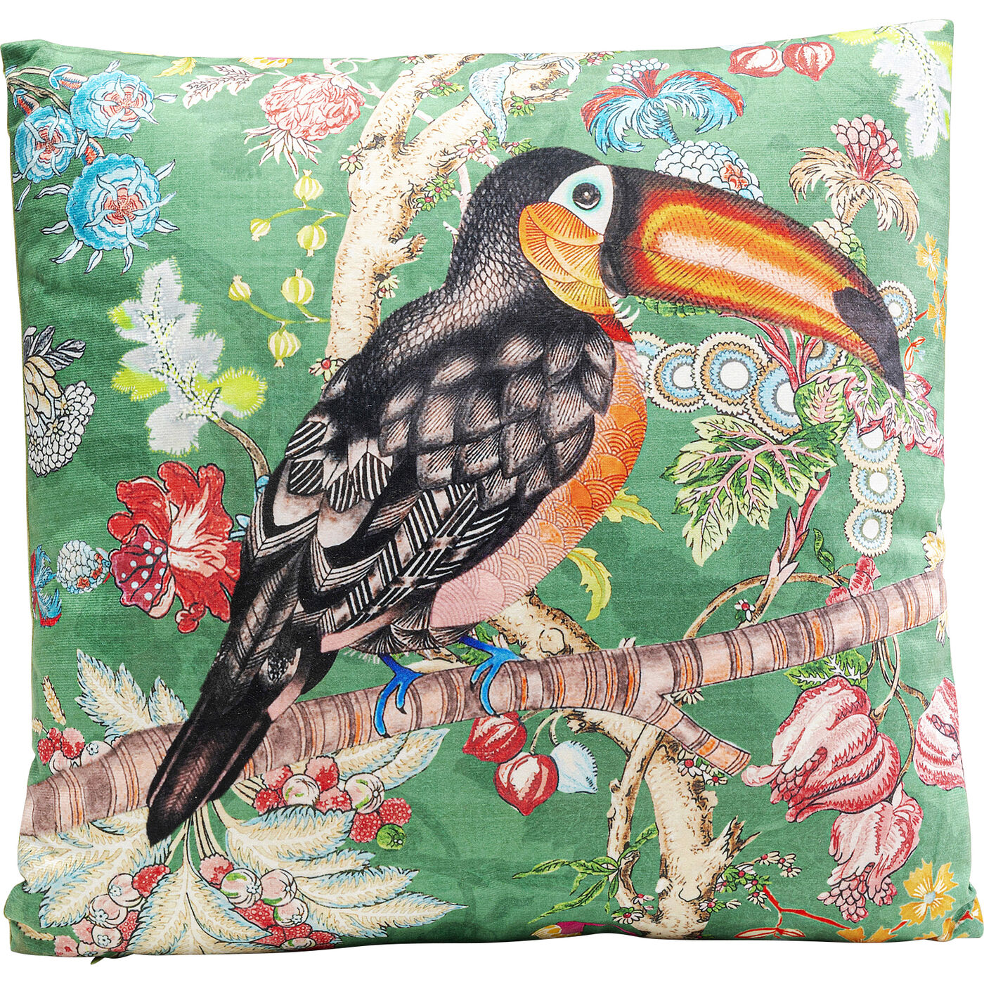 Cushion Jungle Toucan 43x43cm