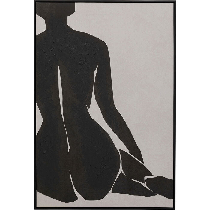 Canvas Picture Nude Lady 70x110cm