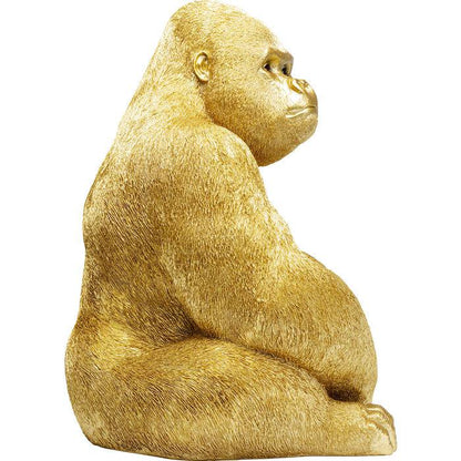 Gold Gorilla Figurine