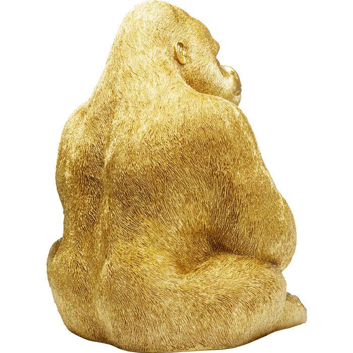 Gold Gorilla Figurine