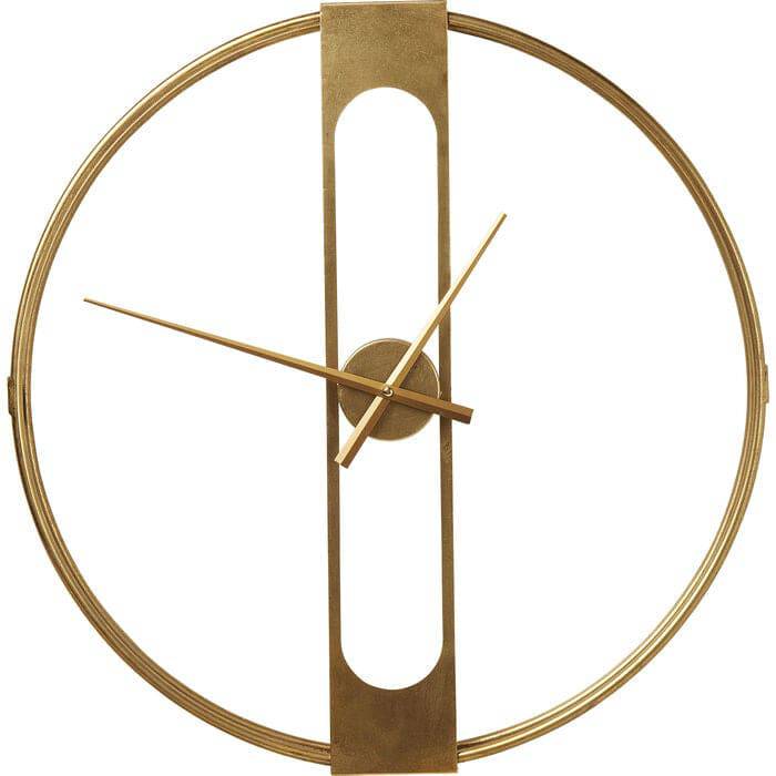 Wall Clock Clip Gold Ø60cm - JULIA VENCE STORE