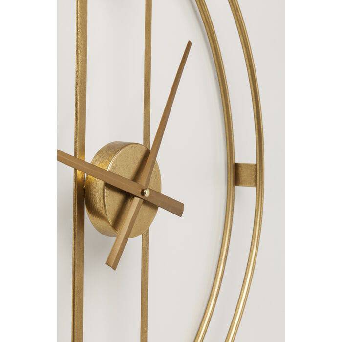 Wall Clock Clip Gold Ø60cm - JULIA VENCE STORE