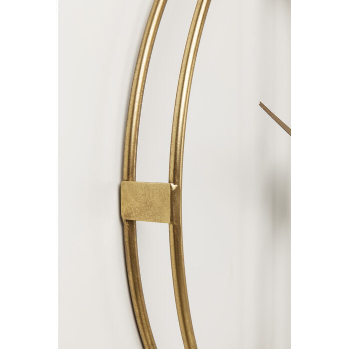 Wall Clock Clip Gold Ø60cm - JULIA VENCE STORE