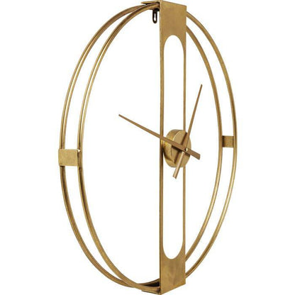 Wall Clock Clip Gold Ø60cm - JULIA VENCE STORE