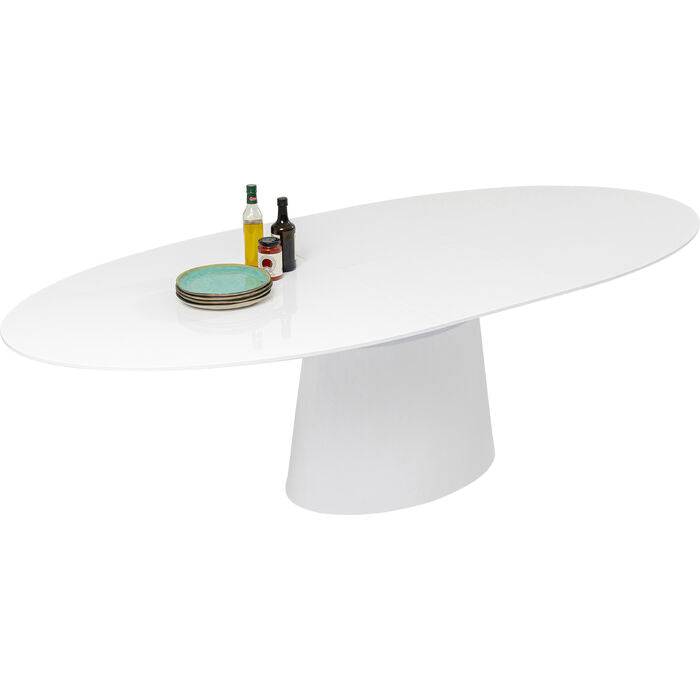 Extension Table Benvenuto White 200(50)x110cm - JULIA VENCE STORE