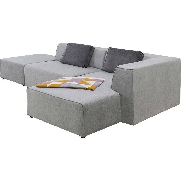 Corner Sofa Infinity Ottomane Grey Right - JULIA VENCE STORE