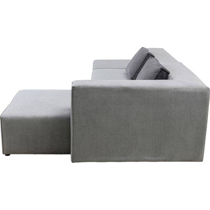 Corner Sofa Infinity Ottomane Grey Right - JULIA VENCE STORE