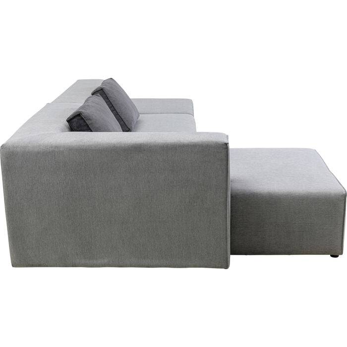 Corner Sofa Infinity Ottomane Grey Left - JULIA VENCE STORE