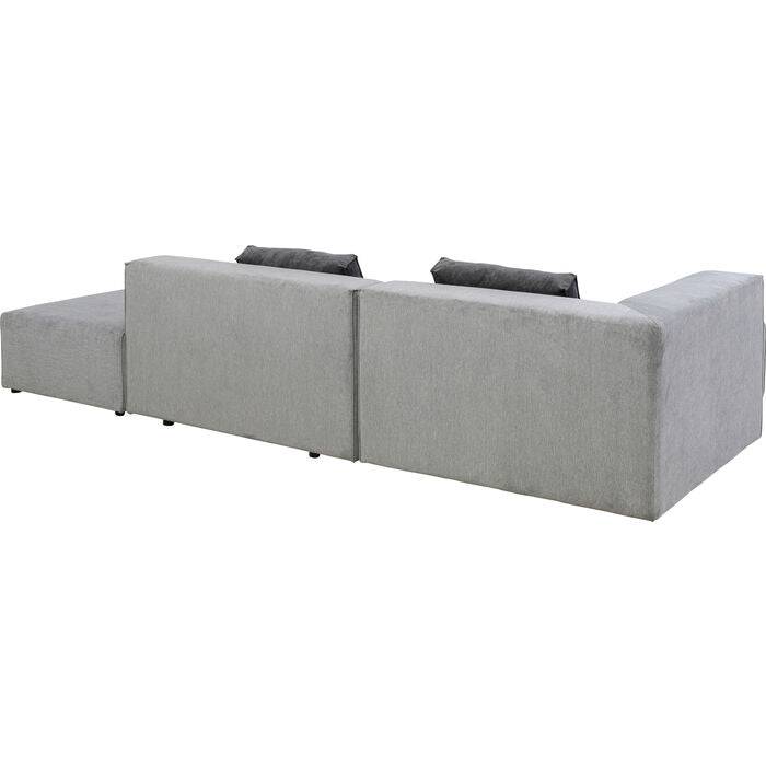 Corner Sofa Infinity Ottomane Grey Left - JULIA VENCE STORE