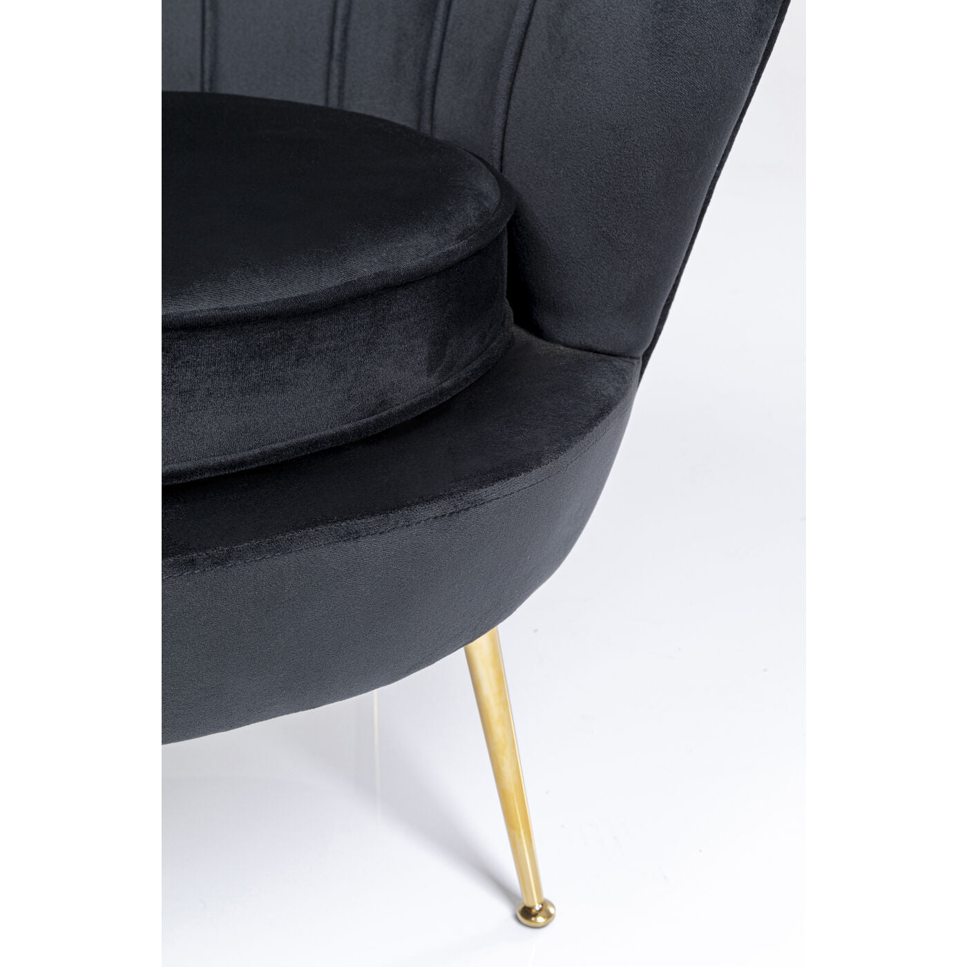 Armchair Water Lily Gold Black