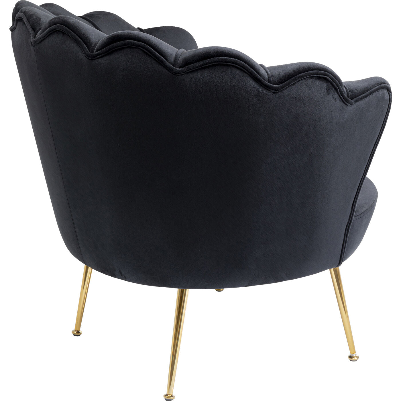 Armchair Water Lily Gold Black