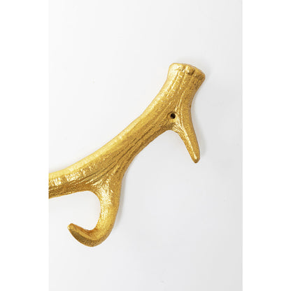 Coat Rack Antler Gold 35cm