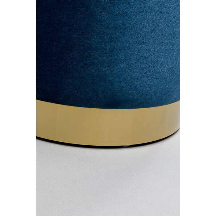 Stool Cherry Storage Blue Brass (2/Set)