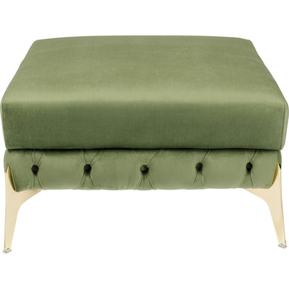 Stool Bellissima Velvet Green 80cm