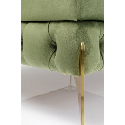 Stool Bellissima Velvet Green 80cm