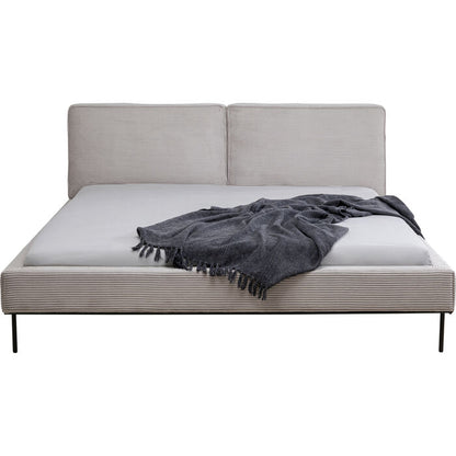 Bed East Side Cord Grey180x200cm