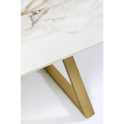 Table Eternity Ceramic Cross Brass