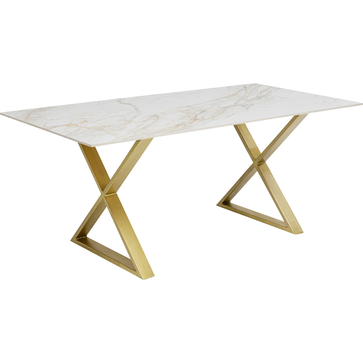 Table Eternity Ceramic Cross Brass