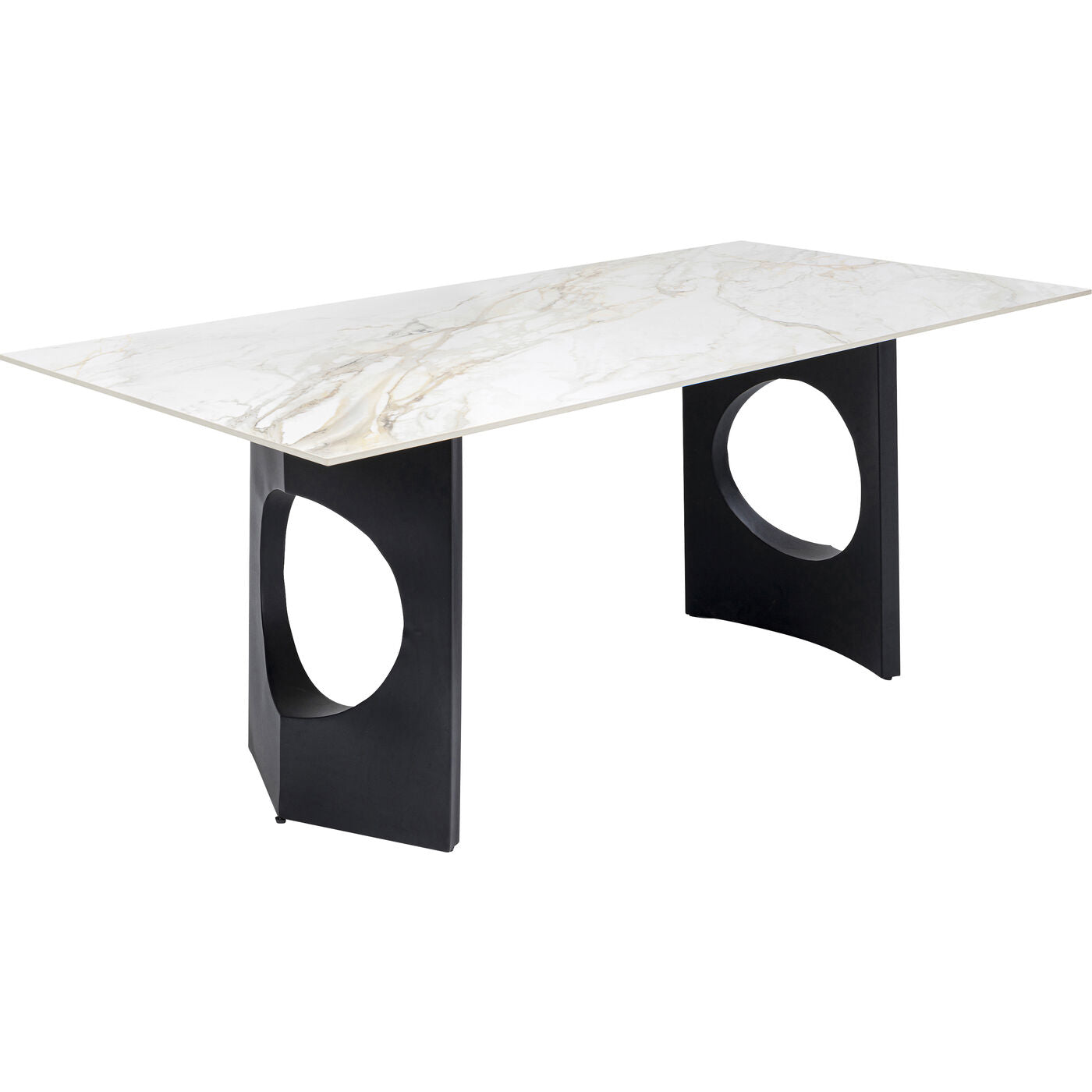 Table Eternity Oho Black Ceramic 180x90cm