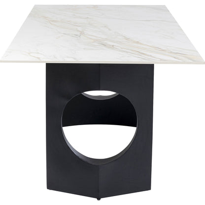 Table Eternity Oho Black Ceramic 180x90cm