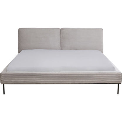 Grey Corduroy Bed 