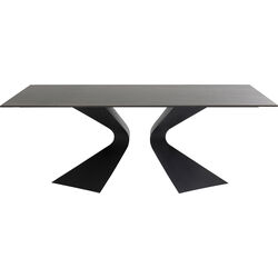 Table Gloria Outdoor Ceramic Black 180x90cm