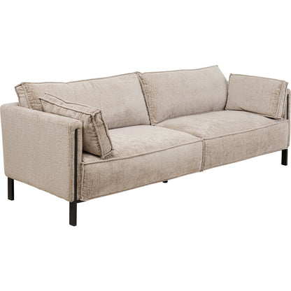 Sofa 3-Seater Victor Grey 233cm