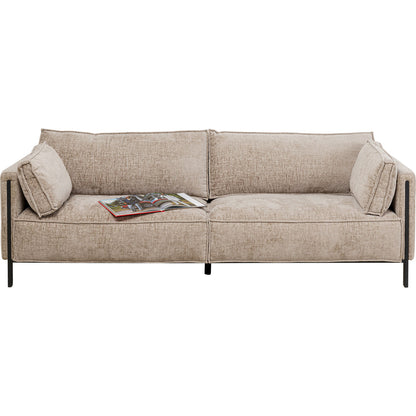 Sofa 3-Seater Victor Grey 233cm