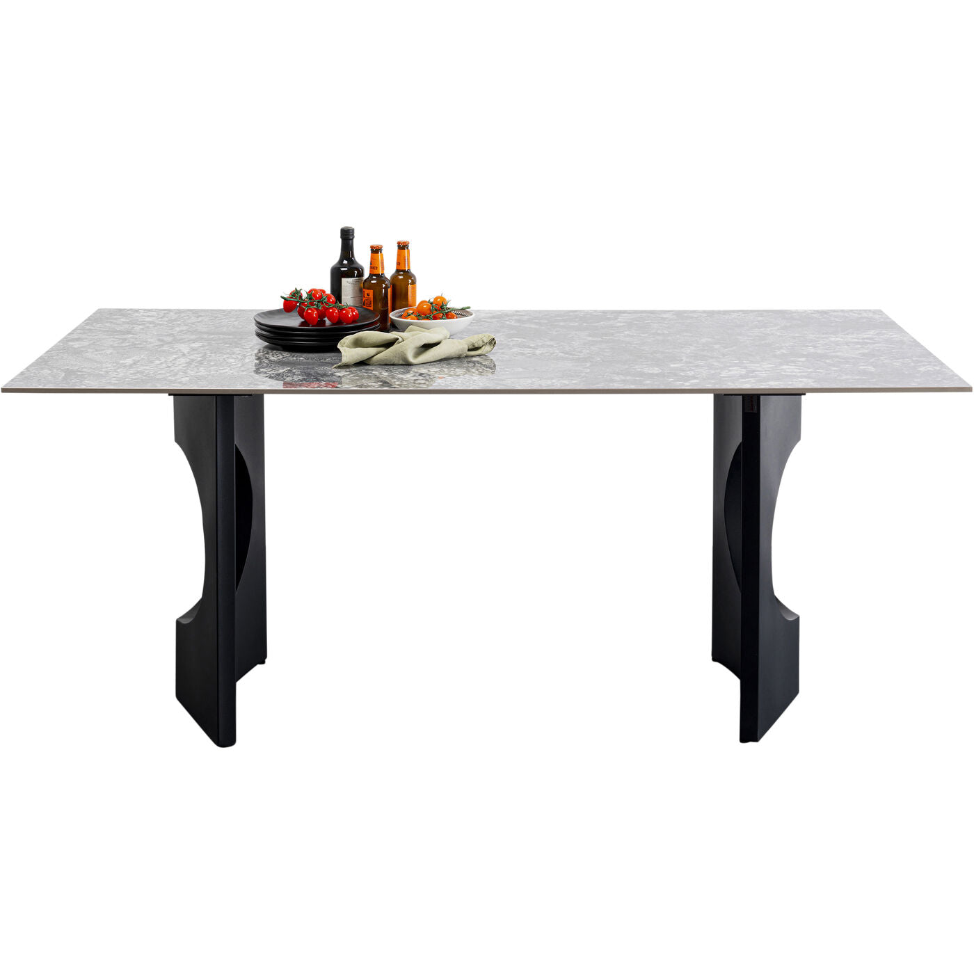 Table Bilbao Black Ceramic 180x90cm