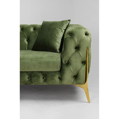 Corner Sofa Bellissima Velvet Green Left 180x240cm