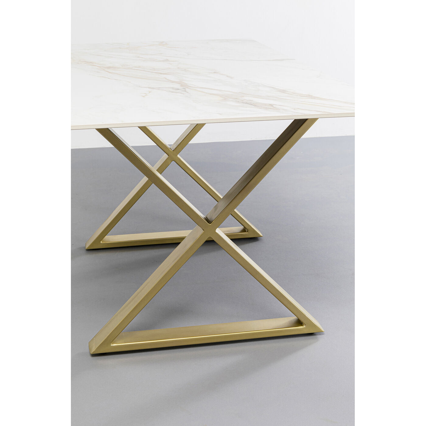 Table Eternity Cross Brass160x80cm