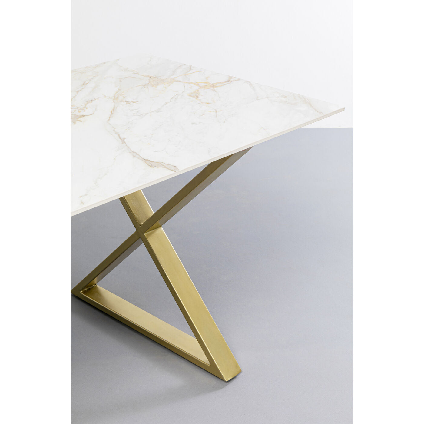 Table Eternity Cross Brass160x80cm