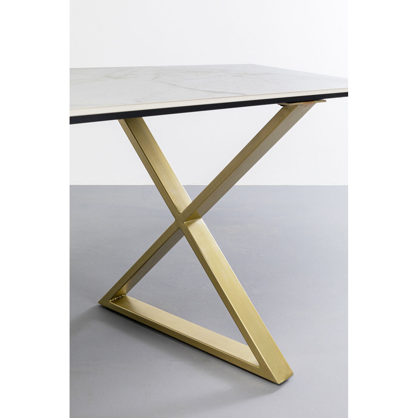 Table Eternity Cross Brass160x80cm