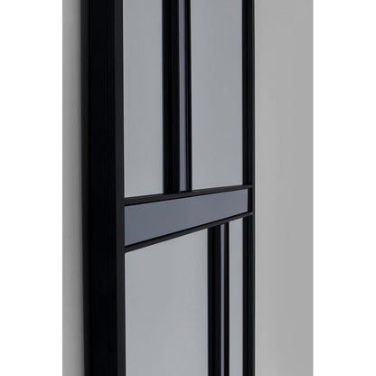 Wall Mirror Brick Black 71x182cm