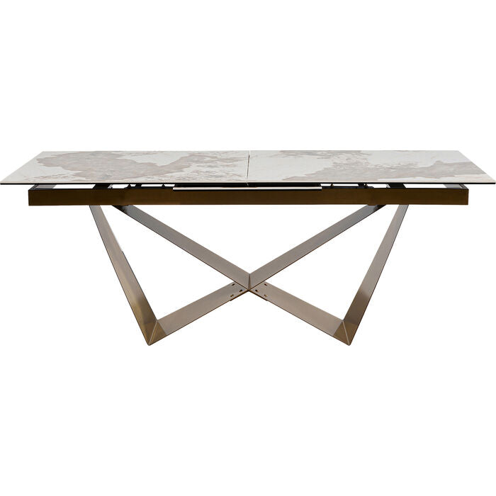 Extension Table Connesso Brass 200(+60)x90cm