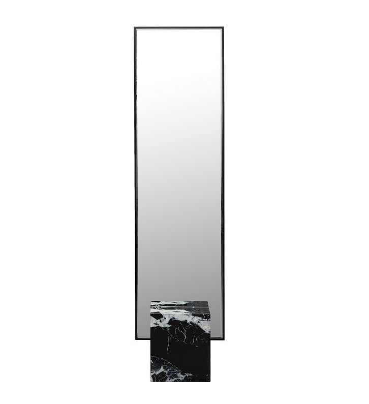 Floor Mirror Hulda Black 46x180cm