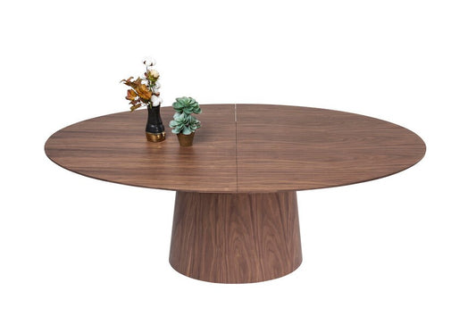 Extension Table Benvenuto Walnut 200(50)x110cm - JULIA VENCE STORE